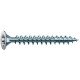 Vis à bois aggloméré tête fraisée empreinte torx acier zingué blanc entièrement filetées wirox, ø 3 mm, longueur 16 mm, boîte de