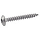 Vis à bois tête cylindrique large 6 lobes pour penture inox A4 - 6 x 40 mm - ACTON - 643106X40