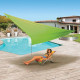 Voile d'ombrage triangulaire 5 x 5 x 5 m Ose (couleur au choix) Vert-citron