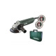 Meuleuse d'angle 820 W, 2 disques diamants - W 820-125 - 606728900 Metabo -