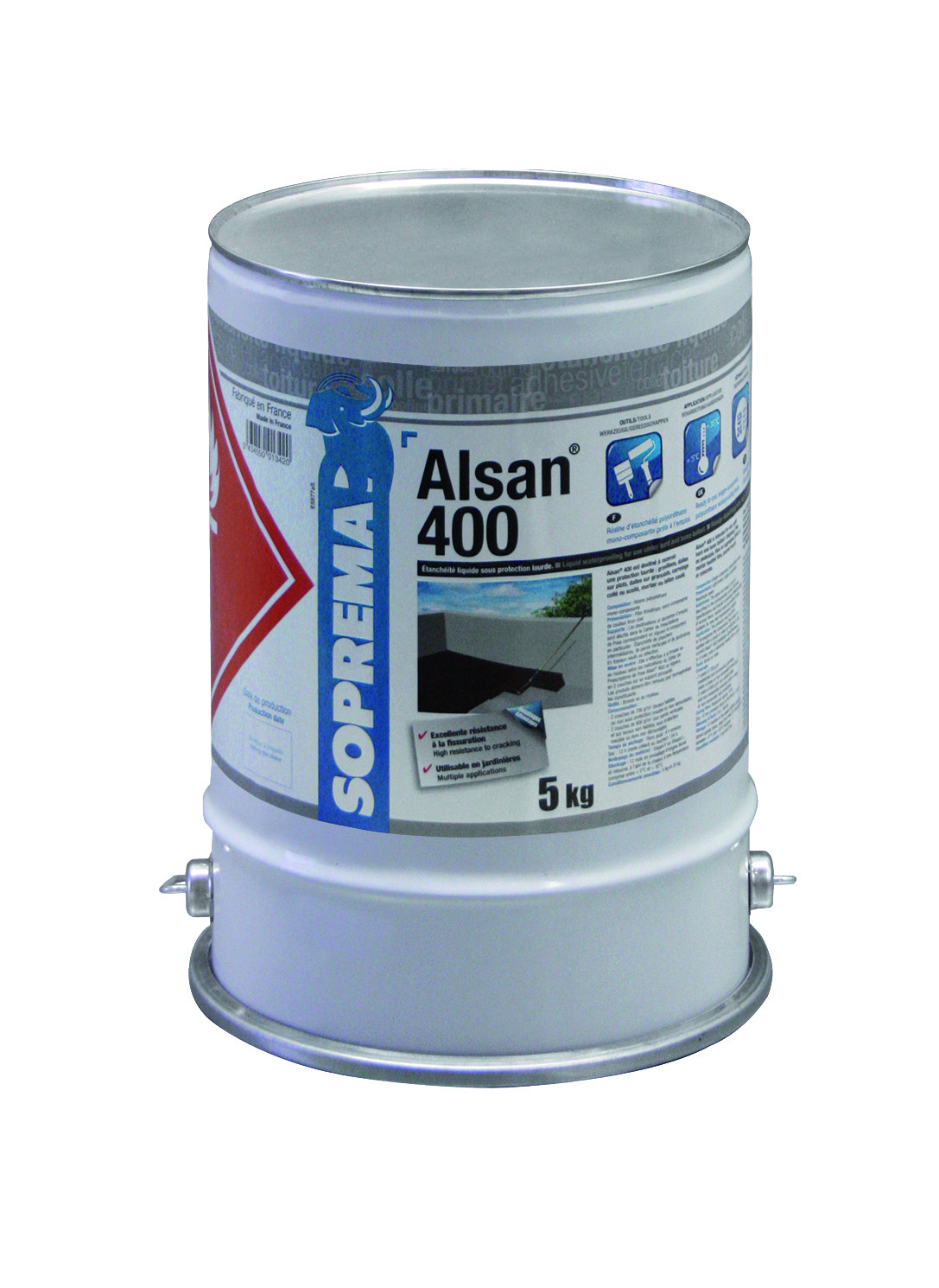Soprema Resine Alsan 400 96442 Bidon 5 Kg Distriartisan