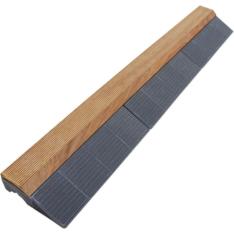 bordure pour dalle bois clipsable xtiles 118 x 19 5 cm distriartisan