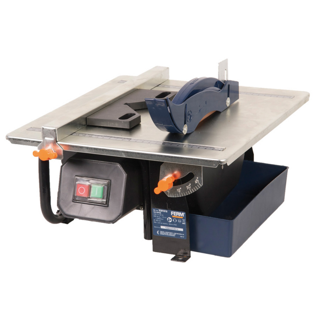 ferm ferm coupe carrelage electrique 600 w tcm1010 distriartisan