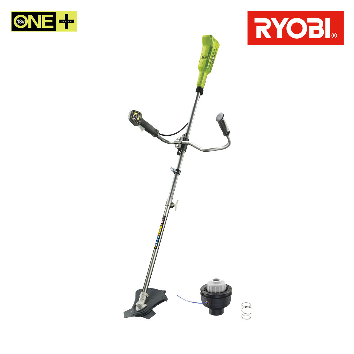 ryobi pack debroussailleuse 18v oneplus obc1820b tete complete simple fil diametre 1 6mm rac114 distriartisan