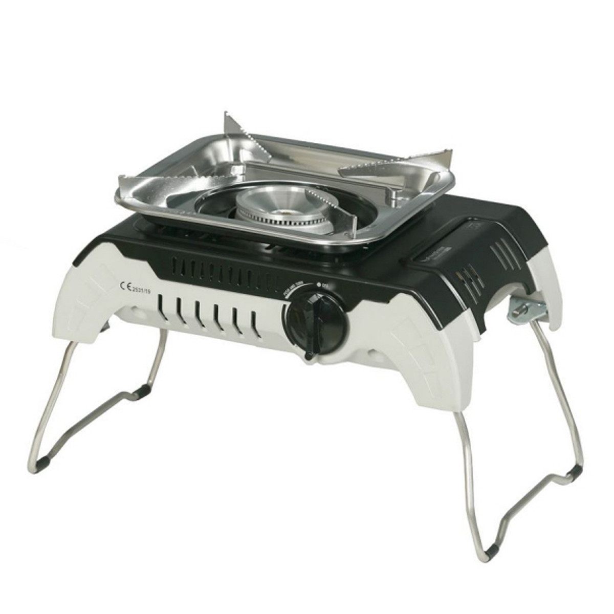 rechaud gaz piezo 2400w drone camping fivestar a pieds pliables mallette de transport distriartisan