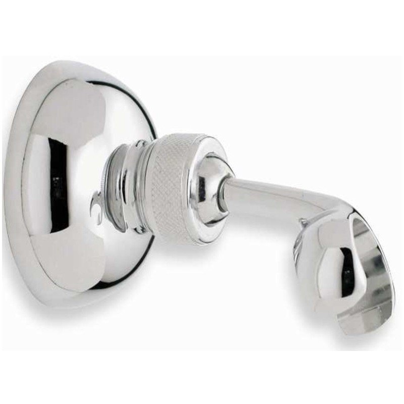 disflex support mural en metal chrome orientable 360 pour douchette ou pommeau de douche distriartisan