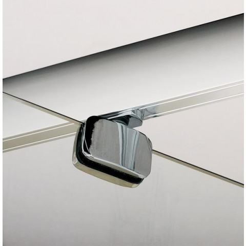 Porte de douche pivotante en verre securit installation en niche ref NS9 - Dimensions au choix