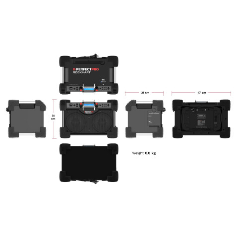 Radio de chantier PerfectPro ROCKHART 18V - RC0RH18V