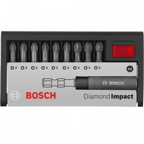 Set d'embouts de vissage Diamond Impact 25mm, 10 pièces BOSCH 2608522065