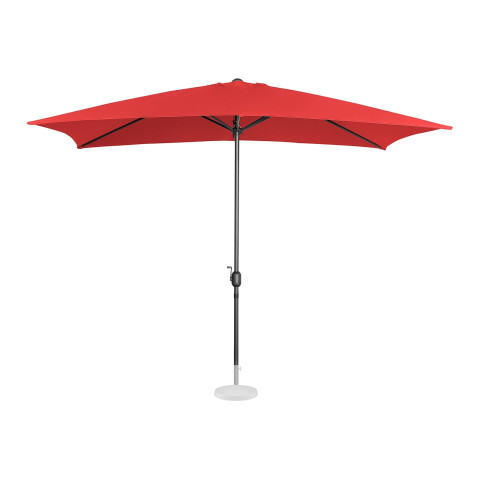 Grand parasol de jardin rectangulaire 200 x 300 cm rouge helloshop26 14_0007565