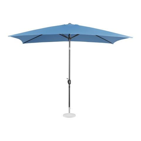 Grand parasol de jardin rectangulaire 200 x 300 cm inclinable - Couleur au choix