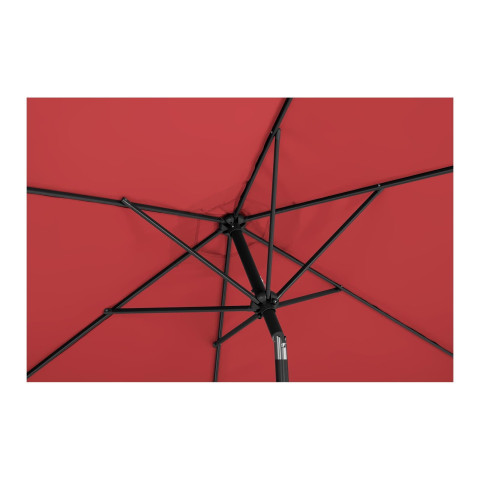 Parasol de terrasse hexagonal diamètre 270 cm inclinable - Couleur au choix