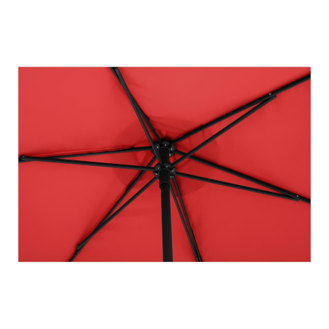 Grand parasol de jardin hexagonal diamètre 270 cm - Couleur au choix