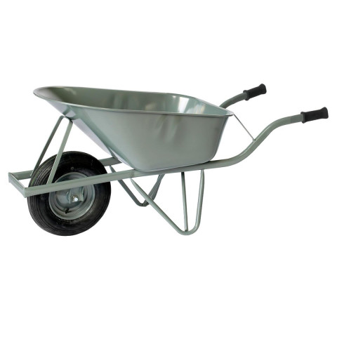 Brouette universelle, roue pneumatique, capacité 80 litres