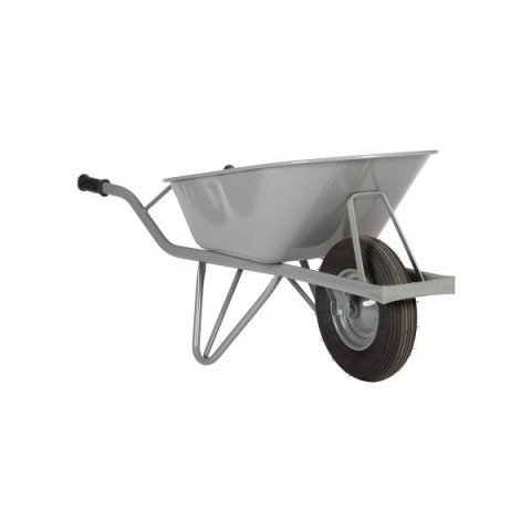Brouette universelle, roue pneumatique, capacité 80 litres
