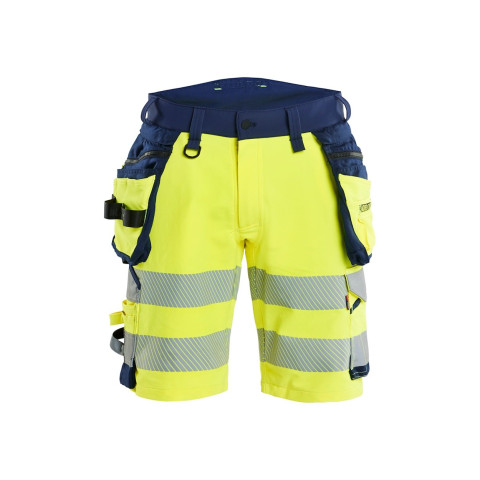 Short stretch 4D Haute-Visibilité avec poches flottantes détachables 11201648 - Couleur et taille au choix
