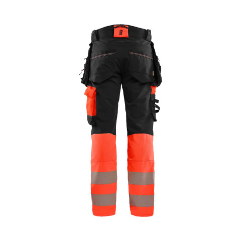 Pantalon stretch 4D haute-visibilité avec poches flottantes détachables 11251648 - Couleur et taille au choix