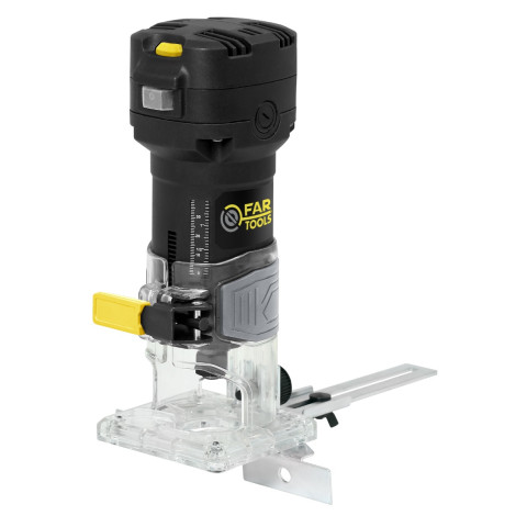 Affleureuse AE 850 - Mandrin 6/8 mm - Carter de protection - 850 W - FAR TOOLS - 115400