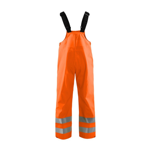 Cotte à bretelle de pluie haute-visibilité niveau 3 13862005 - Couleur et taille au choix