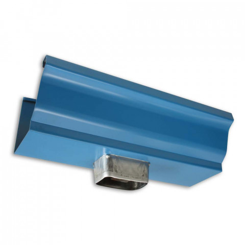 Naissance frontale de gouttière aluminium agrafable dév.300 coloris au choix