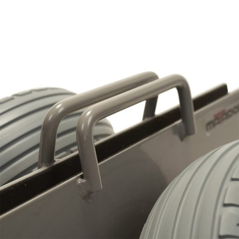 Chariot porte panneau l.125 mm roue anti crevaison capacité de charge 300 kg Matador