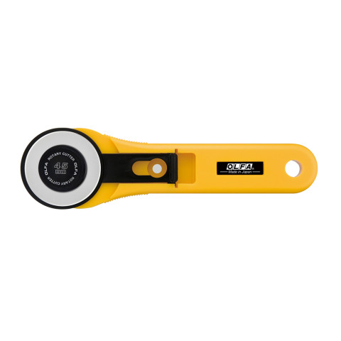 Cutter ambidextre rotatif OLFA RTY-2/G avec lame circulaire de 45 mm - CARPENTRAS SIGN - OL98945
