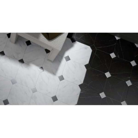 octagon marmol blanco carrelage octogonal aspect marbre blanc 20 x 20 cm distriartisan