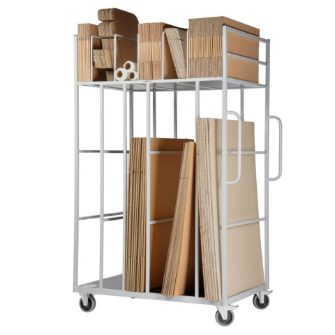 Chariot mobile porte cartons