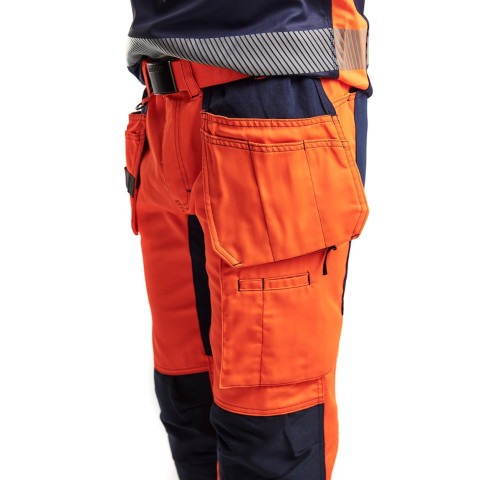 Pantalon artisan haute-visibilité stretch avec poches flottantes 15521811 - Couleur et taille au choix