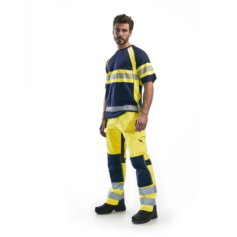 Pantalon aéré haute-visibilité +stretch avec poches flottantes 15651811 - Couleur et taille au choix