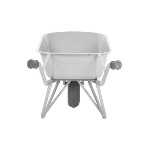 Brouette 80L, caisse 1mm arrondie avec roue pneumatique