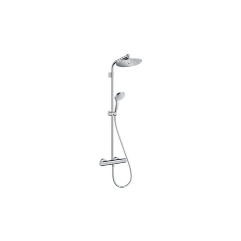 Colonne de douche chroma top 280 - hansgrohe - avec 1 jet mitigeur chromé - 27369000
