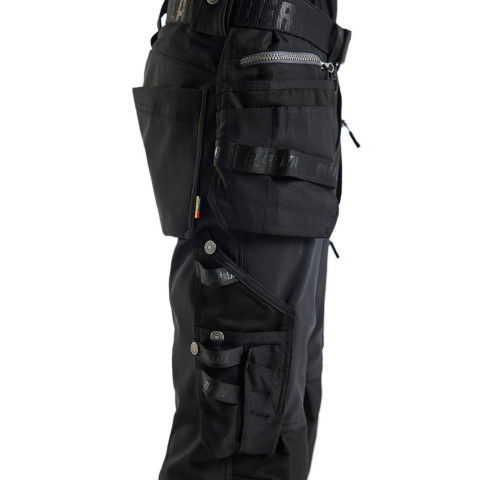 Pantalon artisan softshell Noir 18052513 - Taille au choix