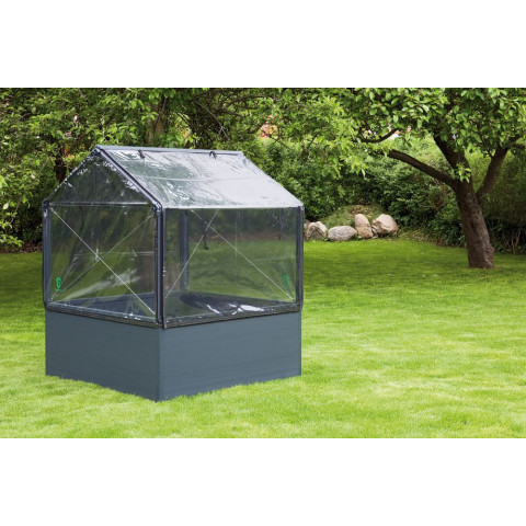 Potager de jardin surélevé de 50cm avec serre