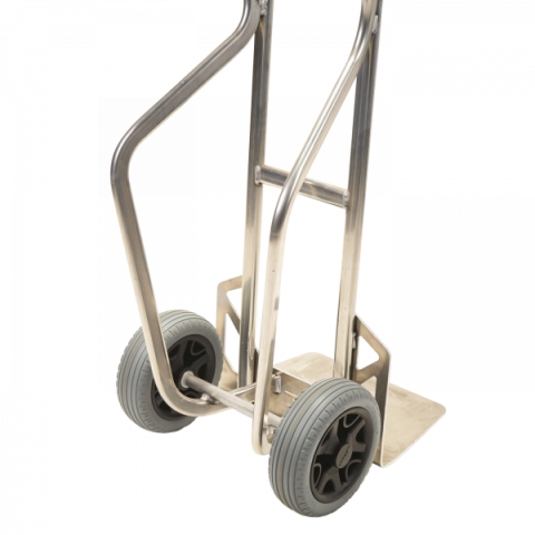 Diable aluminium charge 350 kg M-NST-250 avec roues increvable