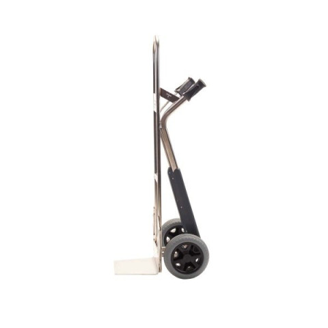 Diable aluminium a tablier sureleve M-NS et guide d'escalier