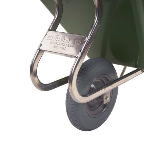 Brouette Noka 160 en aluminium roue anti-crevaison