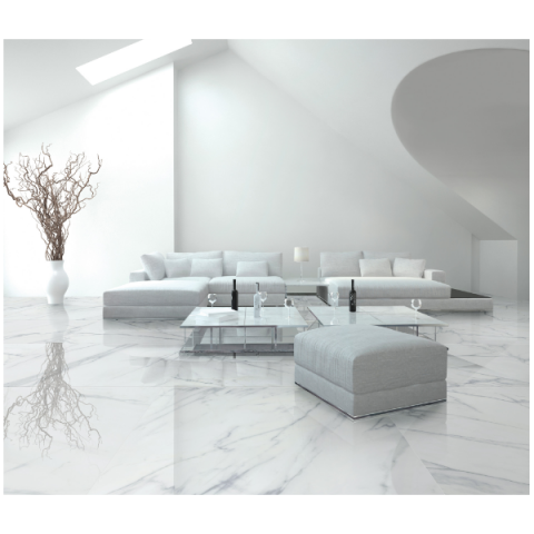 carrelage imitation marbre blanc varenna dimensions et finition au choix distriartisan