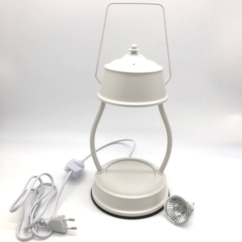 Lampe chauffante pour bougie parfumée candle warmer ht. 16 cm "clara 502" ampoule gu10 230v à variateur - d-work