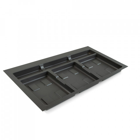 Base pour poubelles de tiroir de cuisine gris anthracite largeur du module au choix 