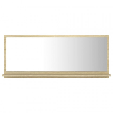 Miroir de bain 90x10,5x37 cm aggloméré - Couleur au choix