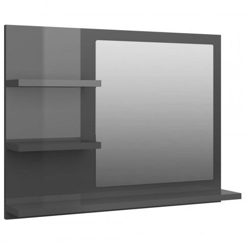 Miroir de salle de bain 60x10,5x45 cm aggloméré - Couleur au choix