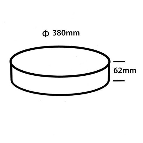 Plafonnier led 24w rond - couleur eclairage au choix