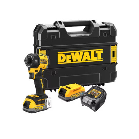 Visseuse à chocs Premium Hydraulique XR 18V Brushless - DEWALT - avec 1 batterie 18V 1.7Ah - chargeur - TSTAK - DCF870E2T-QW