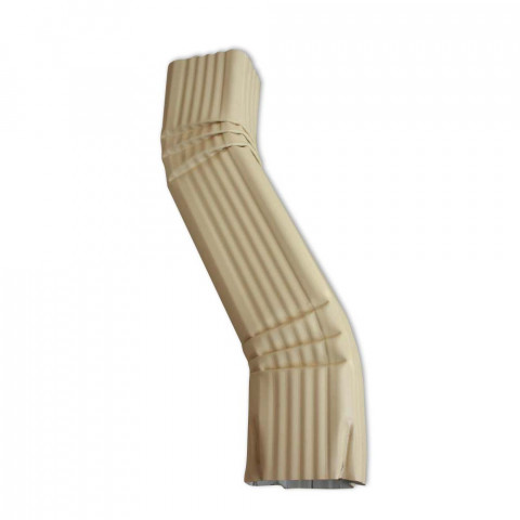 Dévoiement latéral gauche de 50 à 600 mm pour gouttière aluminium corniche 60 x 80 mm coloris au choix
