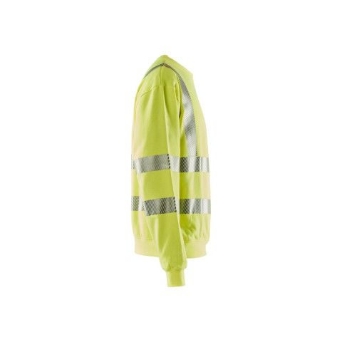 Sweat multinormes avec transferts réfléchissants Jaune-Fluo 30871762 - Taille au choix