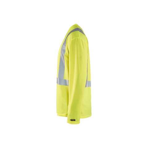 T-shirt à manches longues col V haute-visibilité anti-UV 33831011 - Couleur et taille au choix