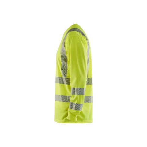 T-shirt à manches longues col V haute-visibilité anti-UV polyester 33851013 - Couleur et taille au choix