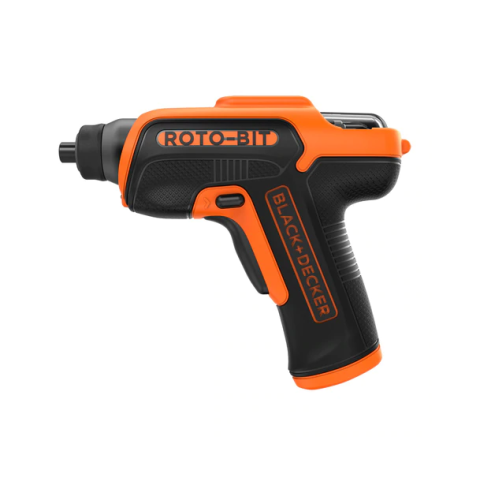 Tournevis sans fil roto-bit 3.6 v li-ion 1.5 ah 5.5 nm cs36bsc black and decker