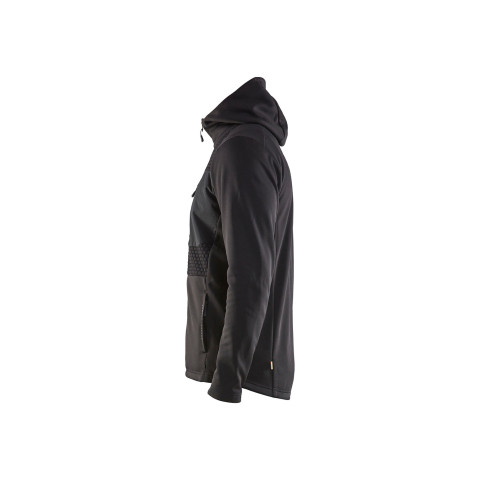 Sweat zippé à capuche Noir 35402526 - Taille au choix